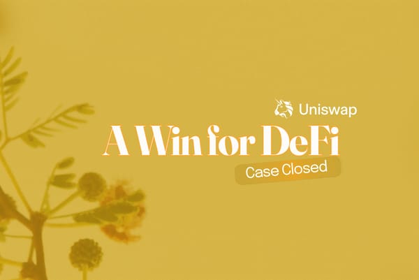 DeFiの勝利。SECがUniswap Labsの調査を終了